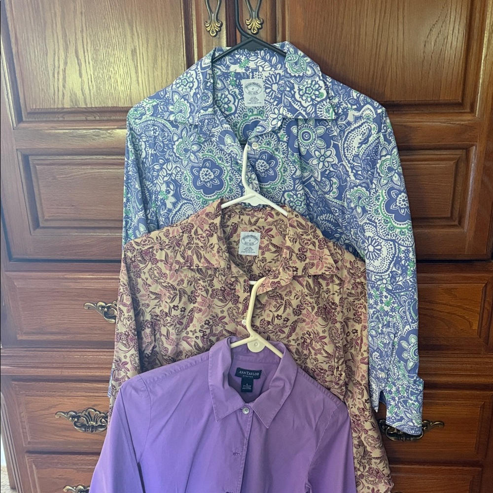 Brooks Brothers Paisley and Floral Blouses Set